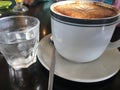 Extra large cappuccino