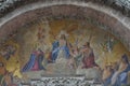 Closeup of the last Judgement mosaic at the St. Mark's Basilica in Venice, Italy