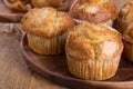 Lemon Poppy Seed Muffin Closeup Royalty Free Stock Photo