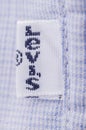 Closeup of Levi Strauss label.