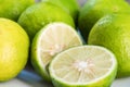 Closeup Lime slice