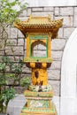 Closeup of little achitecture in Nongping,Hongkong Royalty Free Stock Photo