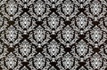 Printed damask repeat pattern background