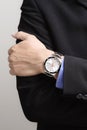 Luxury men wristwatch Royalty Free Stock Photo