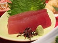 Closeup of Maguro Tuna Sashimi