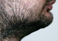 Closeup of the male beard