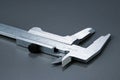 Closeup of a mechanical micrometer Royalty Free Stock Photo