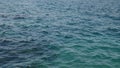 Closeup mediterranean sea background with beautiful azure color