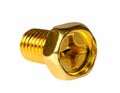 Closeup metal bolt and nuts Royalty Free Stock Photo