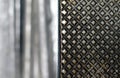 Closeup of metal pattern texture Royalty Free Stock Photo