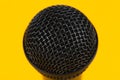 Closeup microphone head