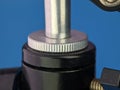 Closeup microphone mounting screw