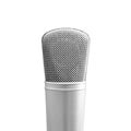 closeup microphone in recording studio Royalty Free Stock Photo