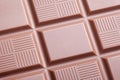 Closeup of milk chocolate bar Royalty Free Stock Photo