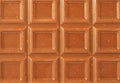 Closeup milk chocolate bar with nuts