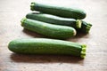 Closeup of mini zucchini