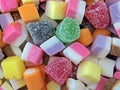 Closeup of mixed sweets Royalty Free Stock Photo