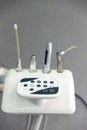 Closeup of a modern dentist tools, burnishers Royalty Free Stock Photo