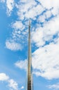 Closeup of the Monument to the Conquerors of Space in Moscow, Ru Royalty Free Stock Photo