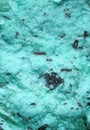 Closeup Mouthwatering Texture of Mint Chocolate Chip Ice Cream for Background Royalty Free Stock Photo