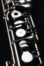 Closeup music instrument oboe Royalty Free Stock Photo