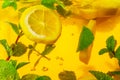 Closeup natural green tea. Abstract liquid concept Royalty Free Stock Photo