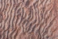 Closeup natural rock surface background. Abstract rough brown pattern. Royalty Free Stock Photo