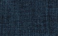 Closeup navy blue color fabric texture. Strip line dark blue,indigo blue fabric pattern design or upholstery abstract background.