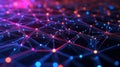 A closeup of a neural network simulation running on a highperformance computing unit with vibrant multicolored lines Royalty Free Stock Photo
