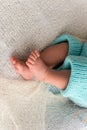 Closeup of a newborn baby feet Royalty Free Stock Photo