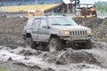 Closeup of an off-road Jeep at King of Trucks in Syracuse, NY