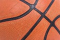 Closeup old basketball basket ball Royalty Free Stock Photo