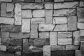 Closeup of old brick wall background Royalty Free Stock Photo