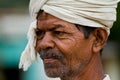 Closeup of an old farmer's face Royalty Free Stock Photo