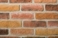 Closeup of an old red brick wall pattern Royalty Free Stock Photo