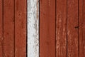 Closeup of old red wood planks texture background Royalty Free Stock Photo