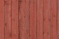 Closeup of old red wood planks texture background Royalty Free Stock Photo