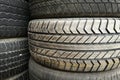 Closeup old tire texture Royalty Free Stock Photo