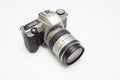 Old vintage Pentax MZ 30 film camera Royalty Free Stock Photo