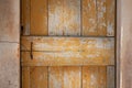 Closeup of an old wooden door on island Prvic Royalty Free Stock Photo