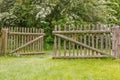 Closeup of old wooden fence Royalty Free Stock Photo