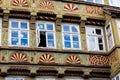 Closeup of oldest building in downtown Hannover, Germany