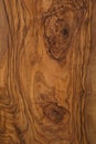 Closeup olive wood texture with oil finish