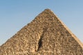 Closeup of one of the Famous Pyramids from Gizeh (Cairo, Egypt) Royalty Free Stock Photo