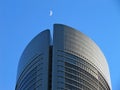 Closeup of one of the Four towers of Madrid.