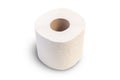 Closeup of one toilet roll