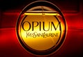 Closeup of Opium from Yves Saint Laurent perfume