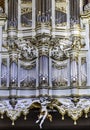 Closeup Ornate Organ St John's Church Cultural Center Gdansk Poland