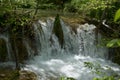 Closeup of Overfall of the Gostilje River on the Zlatibor Mountain Royalty Free Stock Photo