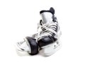 Closeup of A Pair of Ice Hockey Skates Royalty Free Stock Photo